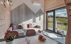 Górski Horyzont - domki nad jeziorem z widokiem na Tatry